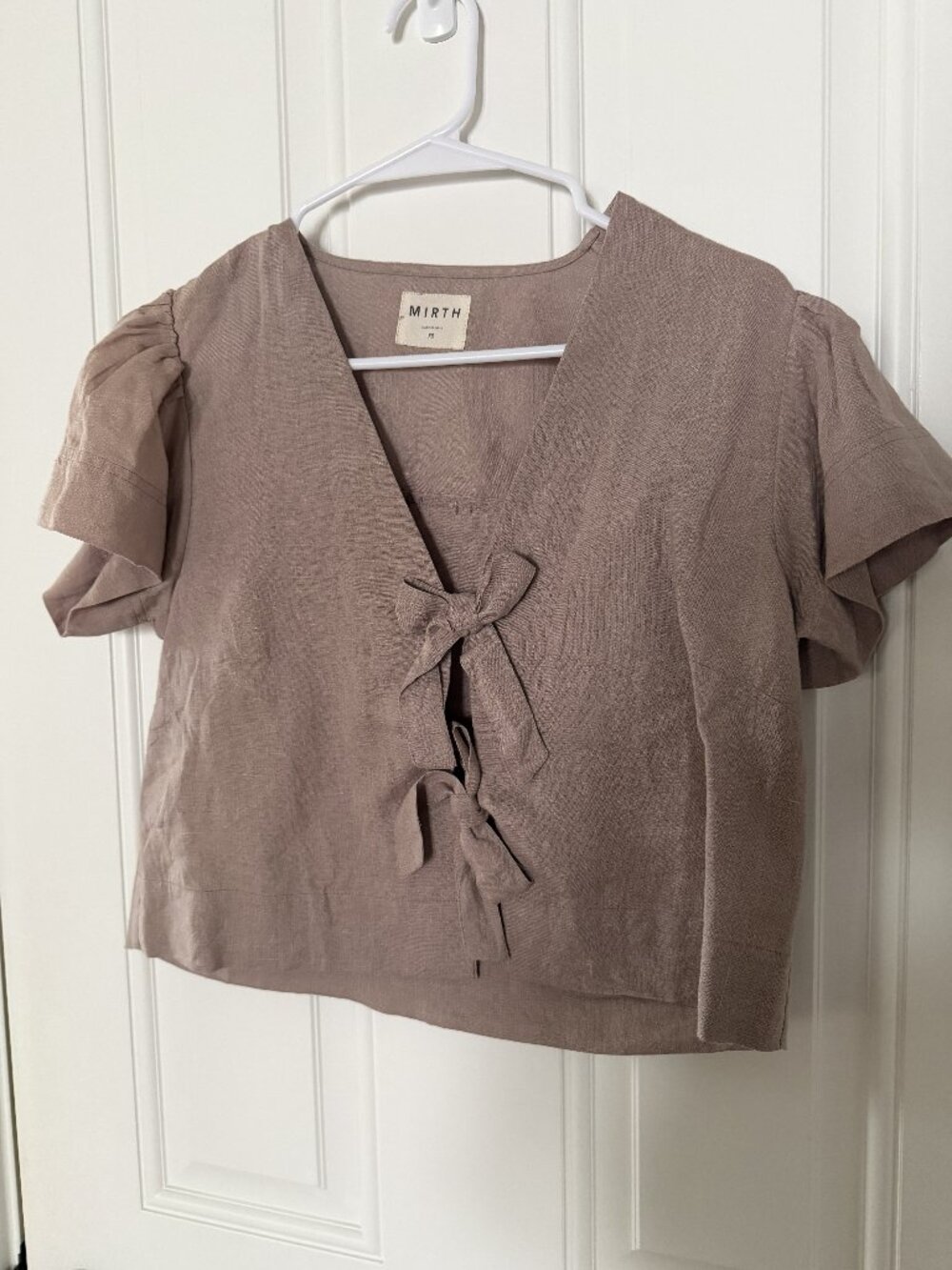 EUC Mirth Linen Top- Size XS